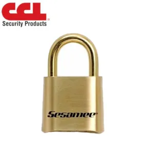 CCL - 436/437 Series - Sesamee 4-Dial Round Body Padlock / Solid Brass  / K0436