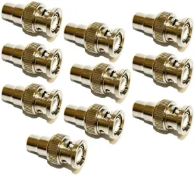 Coaxial Cable BNC Male Plug to RCA Female Jack Adapter