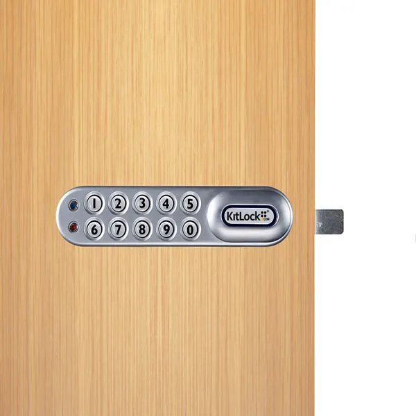 CodeLocks - KL1000-PS - Classic  Electronic Kit Lock - No Pre-Assembly - Locker Lock - Optional Handing - Silver