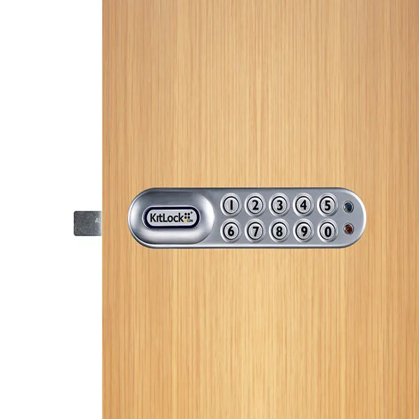 CodeLocks - KL1000-PS - Classic  Electronic Kit Lock - No Pre-Assembly - Locker Lock - Optional Handing - Silver