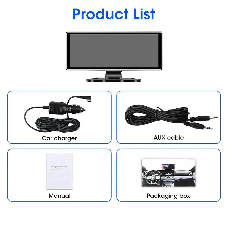 Color Name: GRAY, Sd Card Memory: 8g - 11.26" 4K Dash Cam Rear
