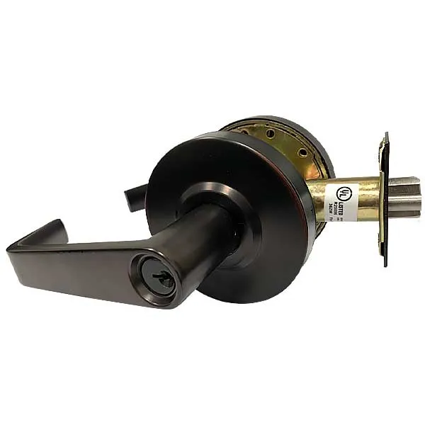 Commercial Lever Set Handle - 2-3/4” Standard Backset - Oil Rubbed Bronze - Classroom - Grade 2