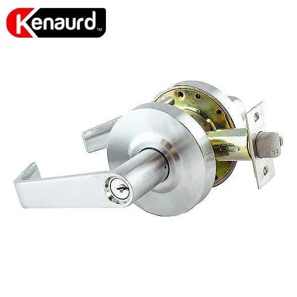Commercial Lever Set Handle - 2-3/4” Standard Backset - Satin Chrome - Entrance - Grade 2