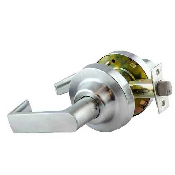 Commercial Lever Set Handle - 2-3/4” Standard Backset - Satin Chrome - Passage- Grade 1