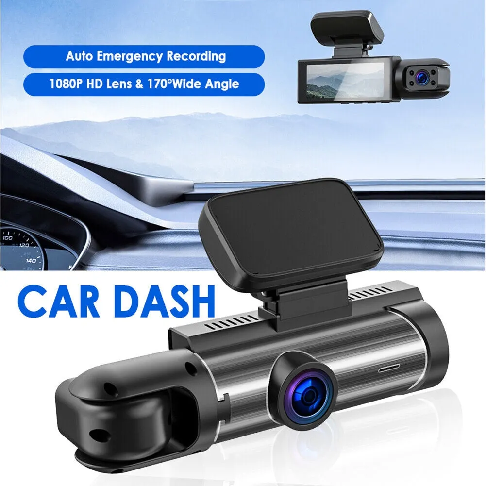 Dash Cam 3.16-inch Dual-lens Driving Recorder Front Inside Camera