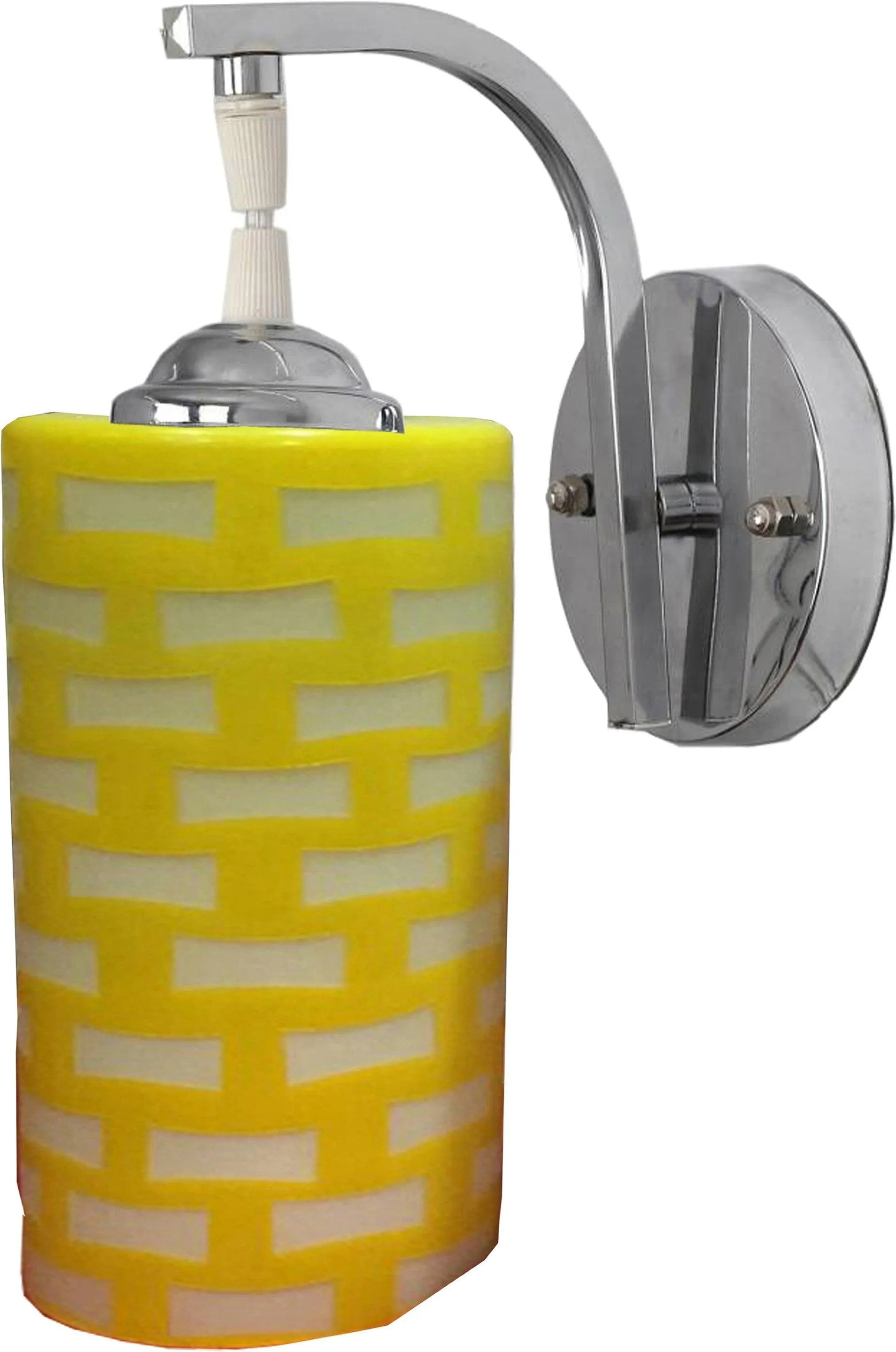 decorative wall light with steel base -10