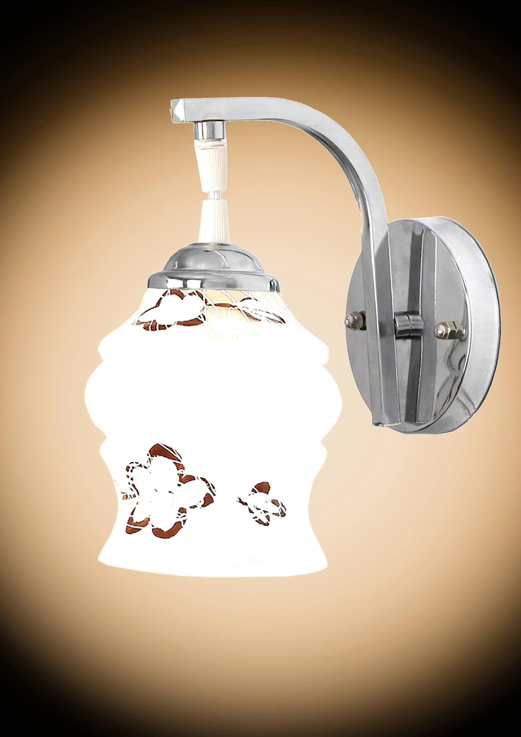 Decorative Wall Light With Steel Base (Multicolor)