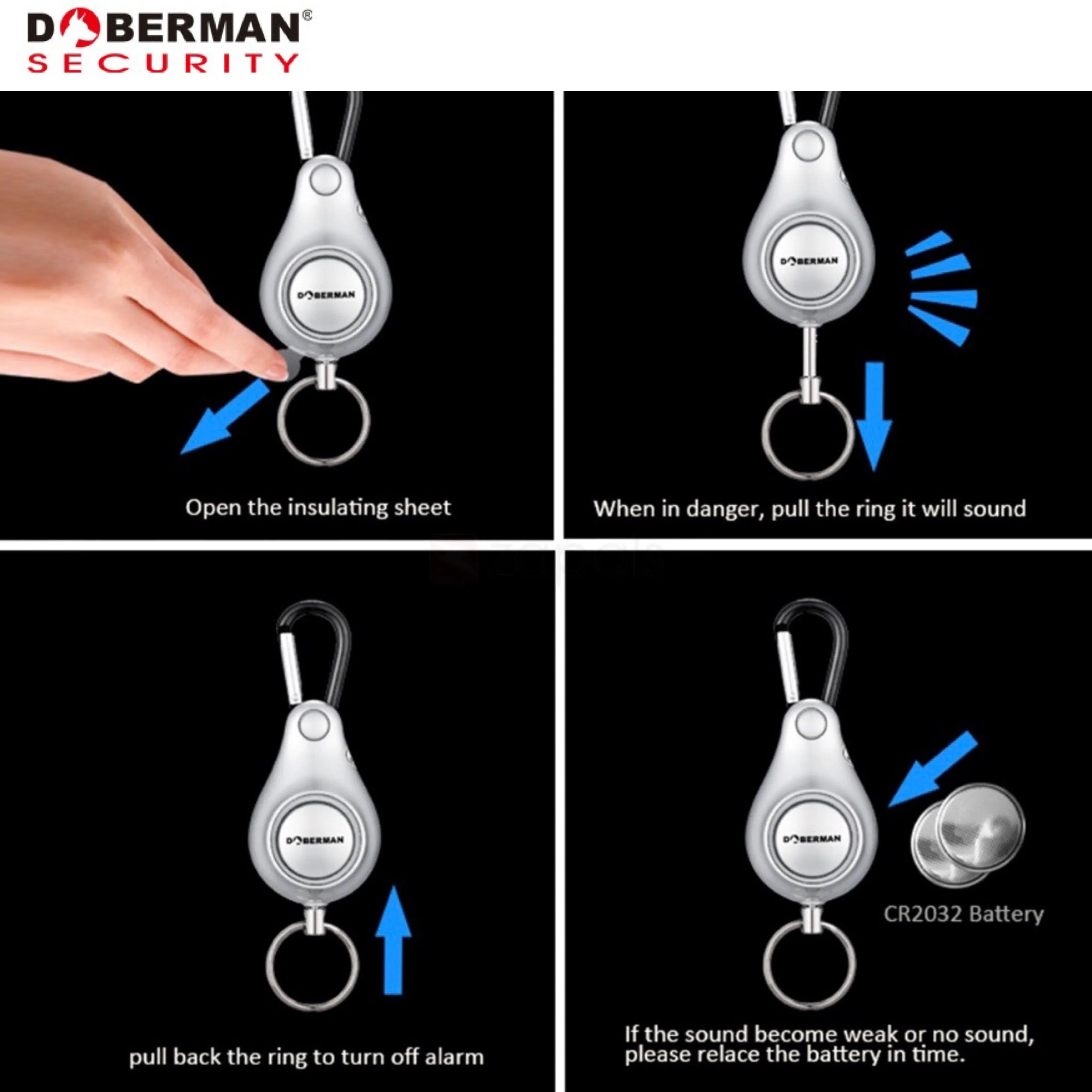 Doberman Personal Security Alarm SE-0120