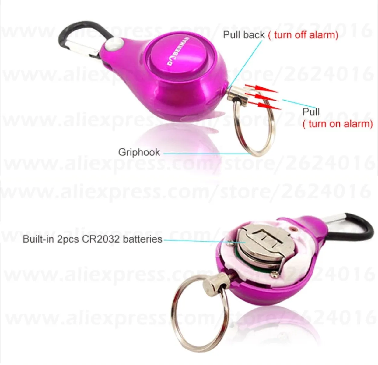 Doberman Personal Security Alarm SE-0120