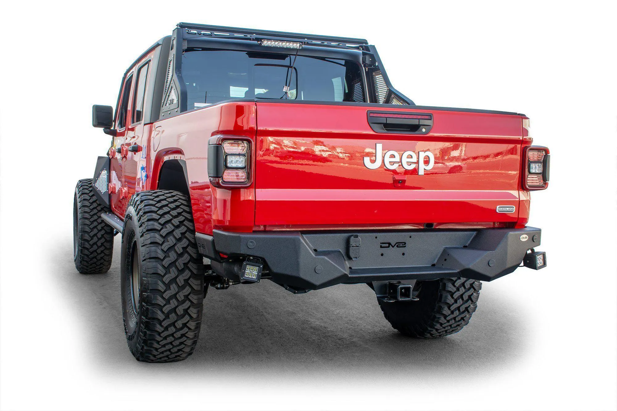 DV8 Off Road Rear Bumper Gladiator Jeep JT (2020-2021) High Clearance - RBGL-04