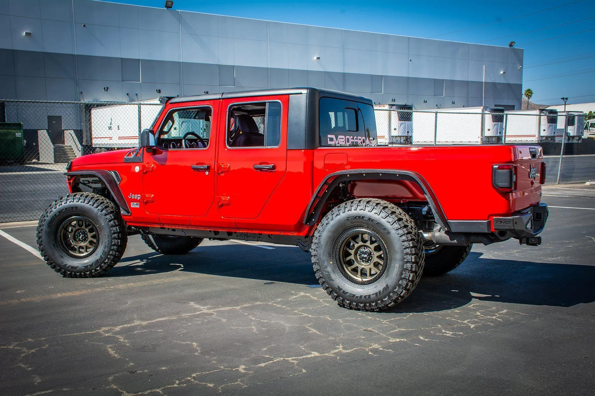 DV8 Off Road Rear Bumper Jeep Gladiator JT (2020-2021) Steel - RBGL-01