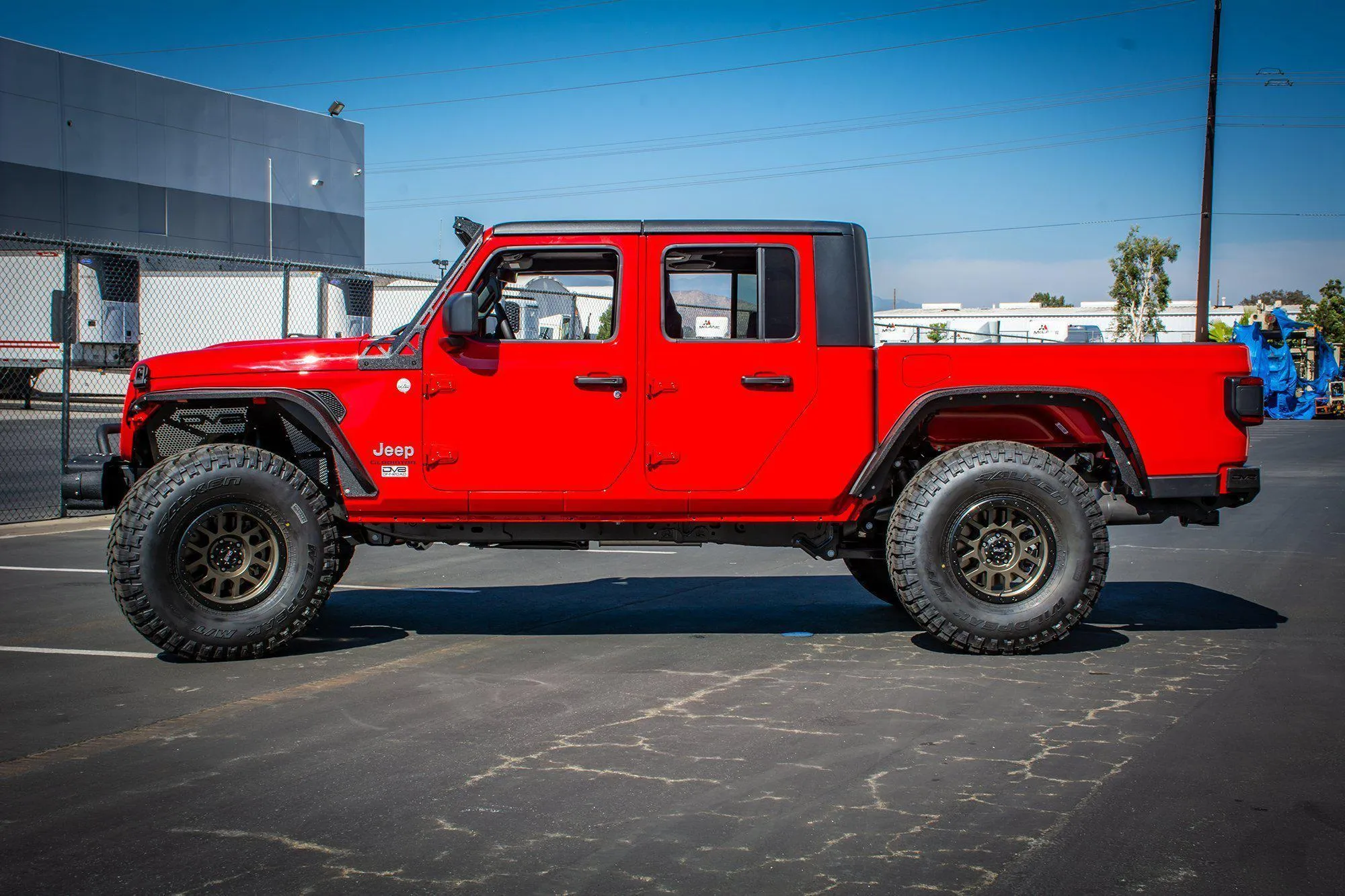 DV8 Off Road Rear Bumper Jeep Gladiator JT (2020-2021) Steel - RBGL-01