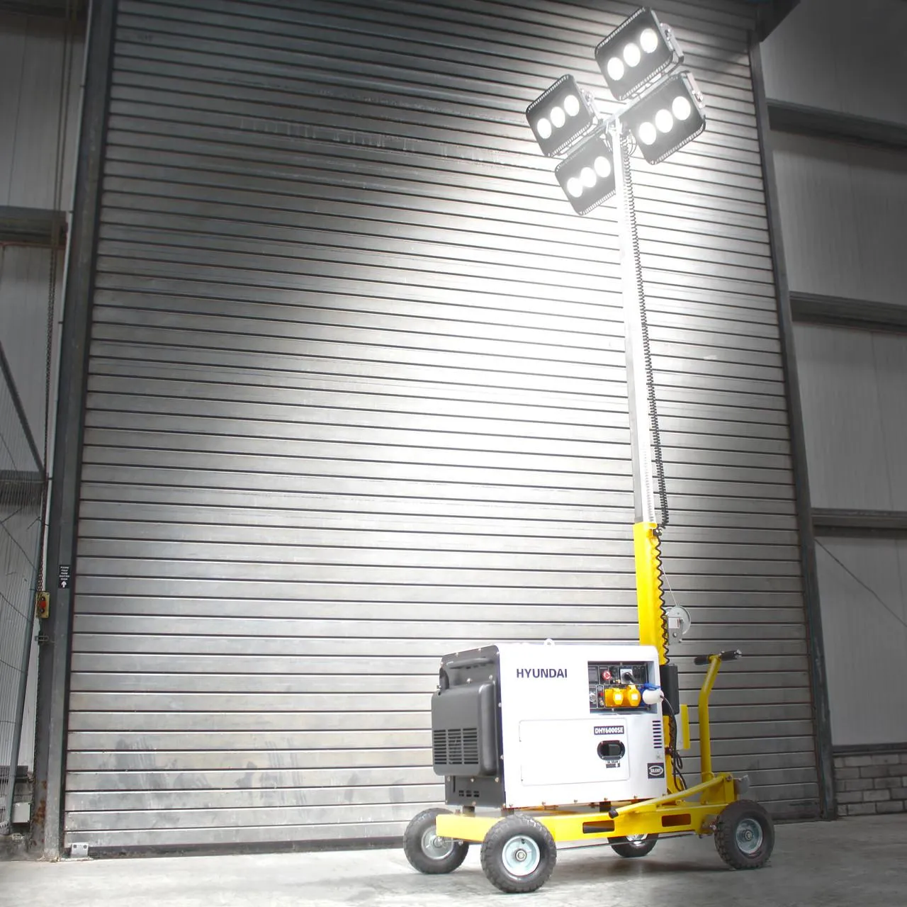 Evopower LT800 DHY6000SE LED Mobile Lighting Tower - 5.2kW Diesel Generator