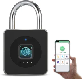 Fingerprint Padlock - Heavy Duty