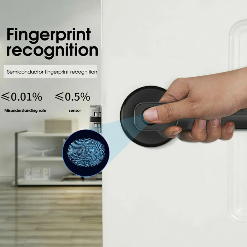 Fingerprint Smart Door Lock with 2 Keys