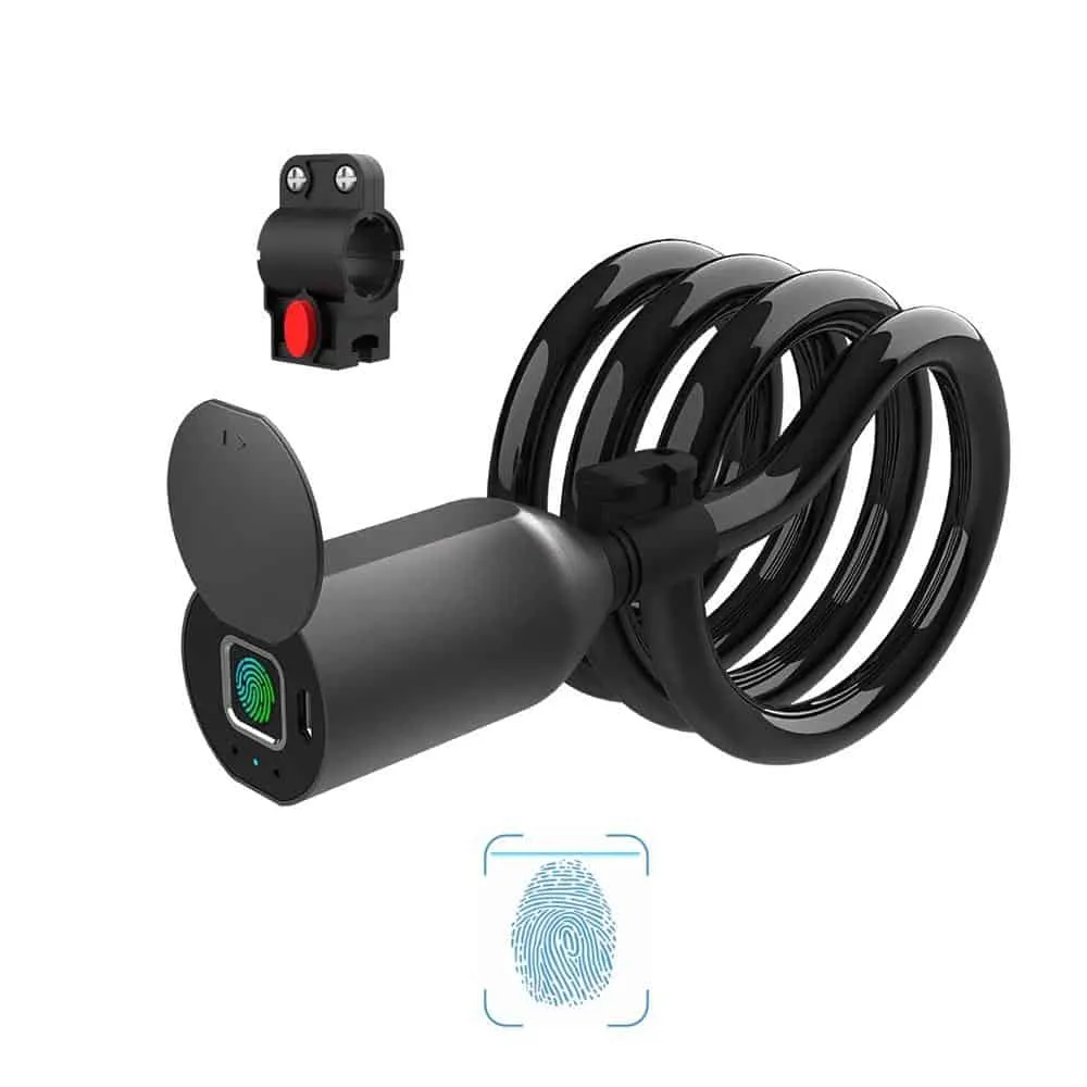 Fingerprint waterproof tire lock