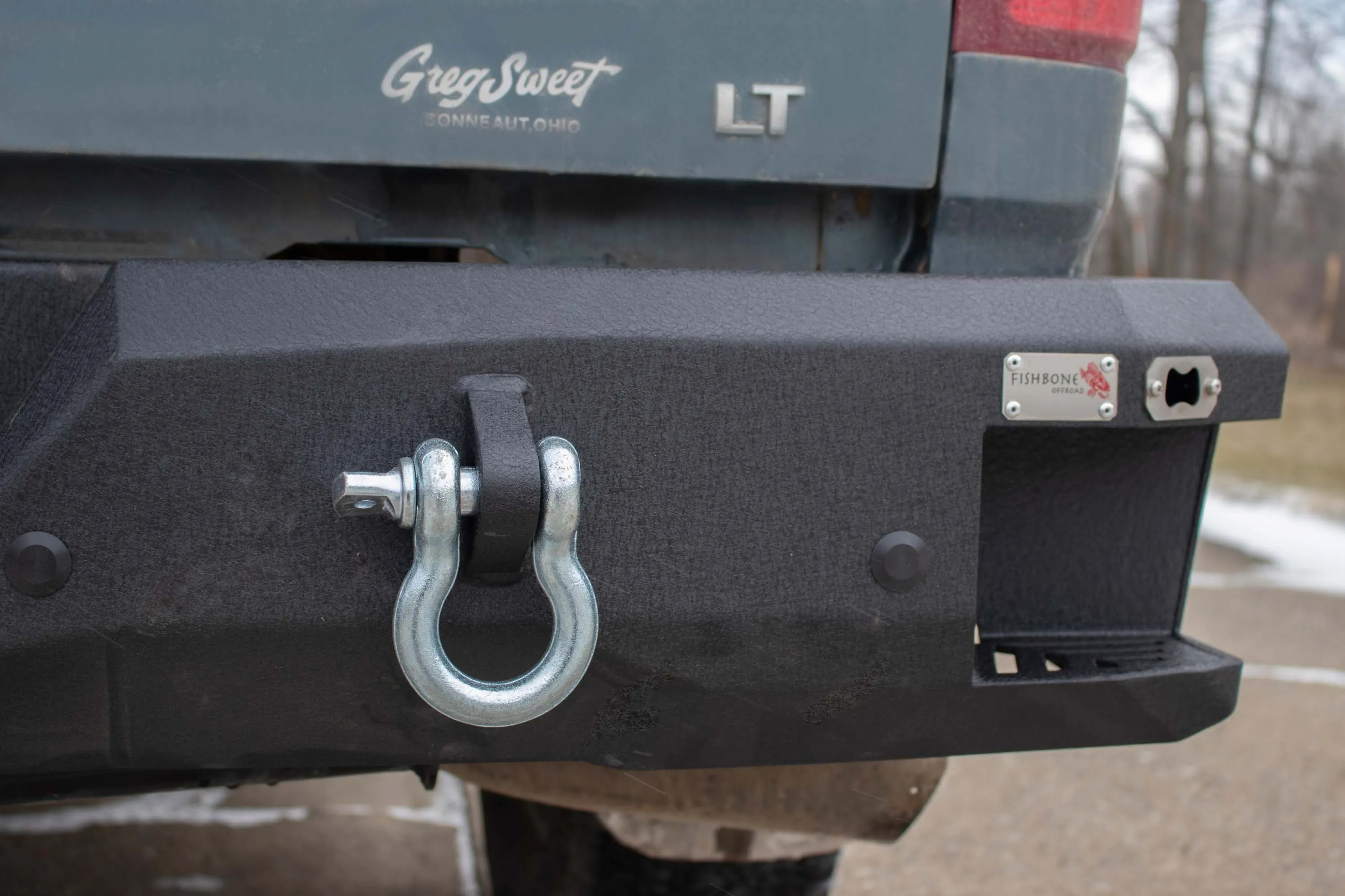 Fishbone Offroad Bumper GMC Sierra 1500 (07-13) Black Powder Coated