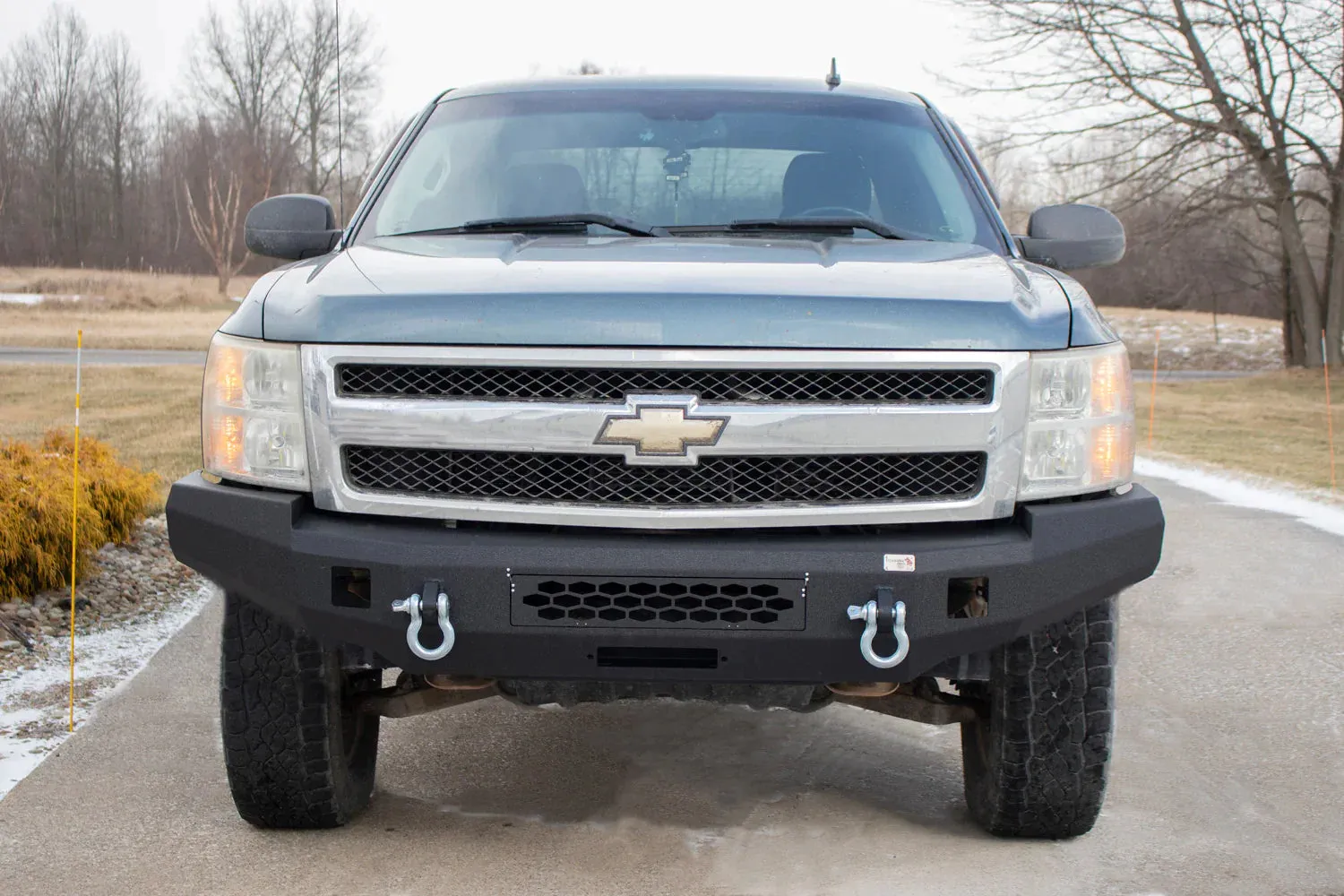 Fishbone Offroad Bumper GMC Sierra 1500 (07-13) Black Powder Coated