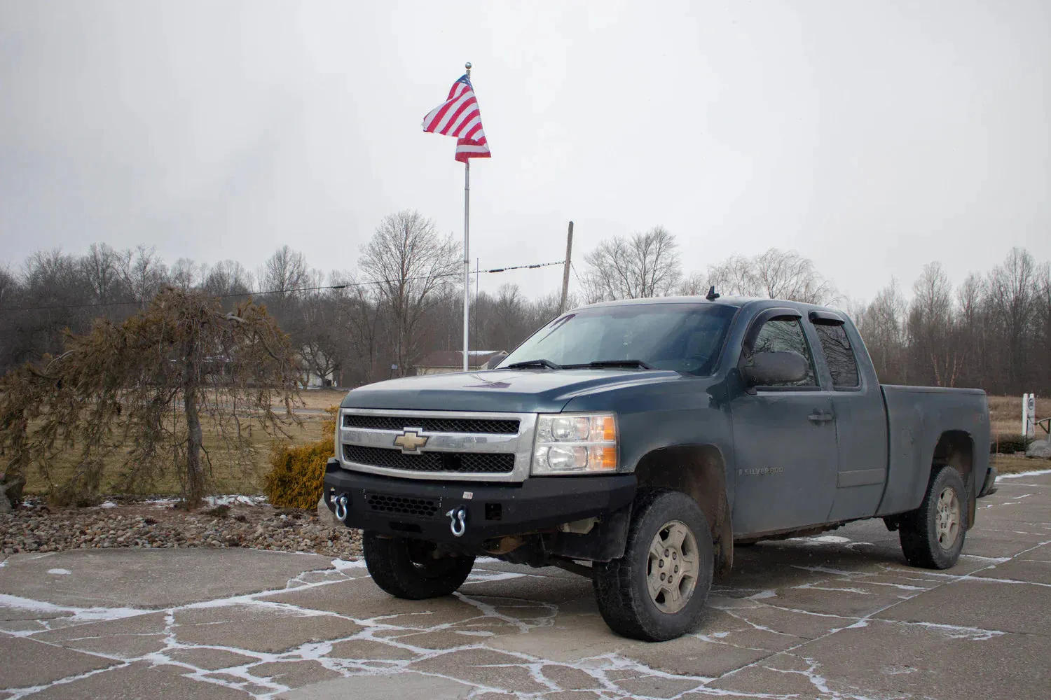Fishbone Offroad Bumper GMC Sierra 1500 (07-13) Black Powder Coated