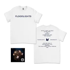 Floodlights / Type Tee White & Digital Download ***PRE ORDER***