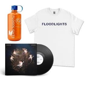 Floodlights / Underneath Vinyl, Nalgene & Type Tee White Bundle ***PRE ORDER***