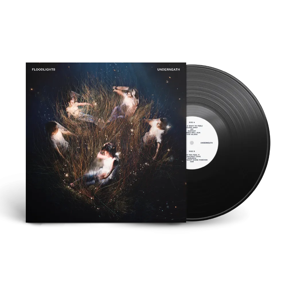 Floodlights / Underneath Vinyl, Nalgene & Type Tee White Bundle ***PRE ORDER***