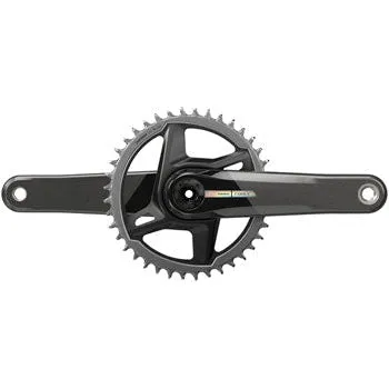 Force 1 Bicycle Crankset - 170mm, 12-Speed, 40t, Direct Mount, DUB Spindle Interface, Iridescent Gray, D2