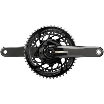 Force Bicycle Crankset - 175mm, 2x 12-Speed, 50/37t, Direct Mount, DUB Spindle Interface, Iridescent Gray, D2
