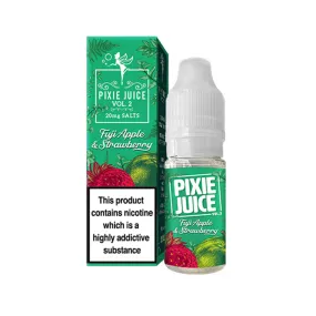 Fuji Apple & Strawberry Nicotine Salt by Pixie Juice Vol II