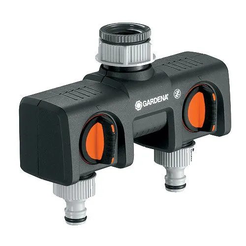 Gardena Threaded Twin Tap Connector