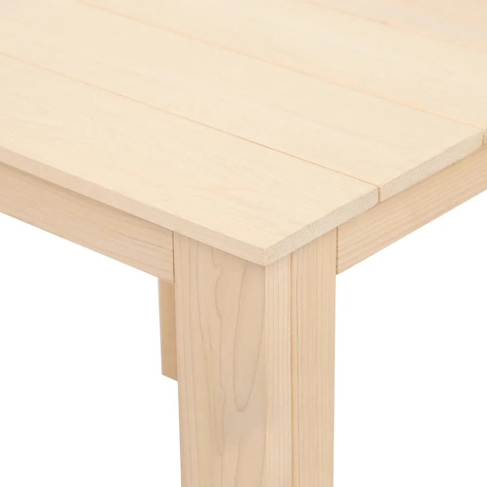 Gardeon Coffee Side Table Wooden Desk Outdoor Furniture Camping Garden Natural