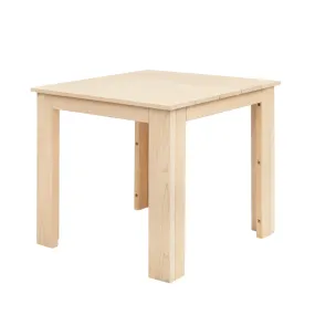 Gardeon Coffee Side Table Wooden Desk Outdoor Furniture Camping Garden Natural