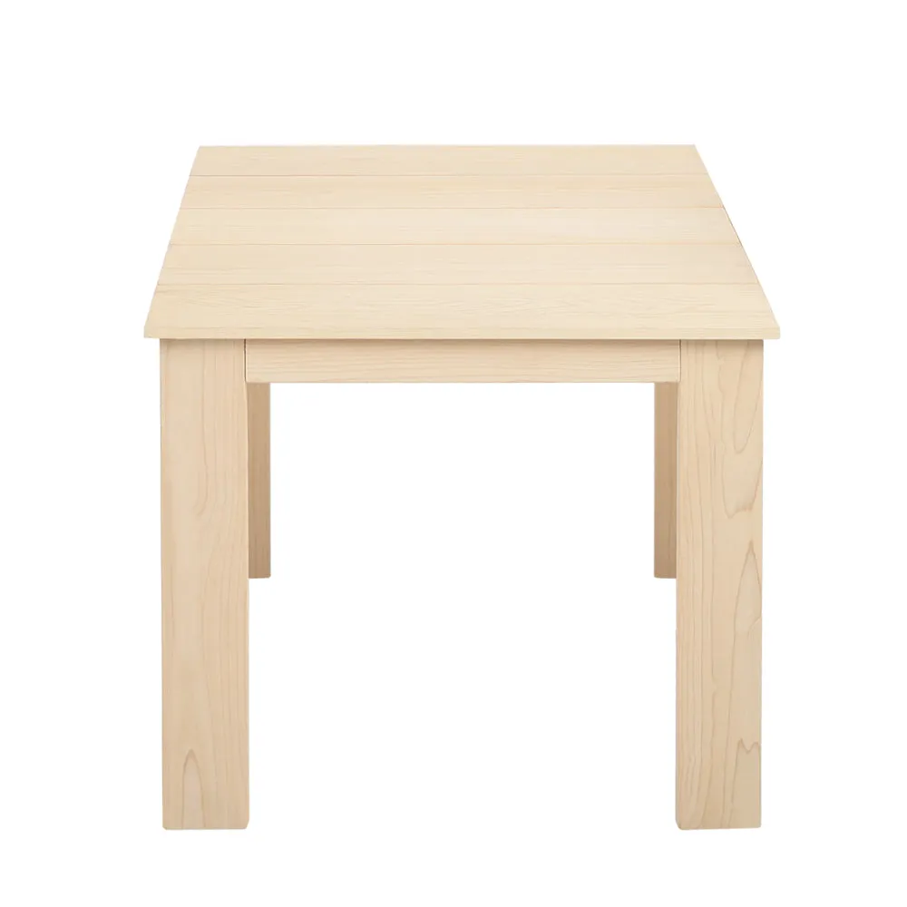 Gardeon Coffee Side Table Wooden Desk Outdoor Furniture Camping Garden Natural