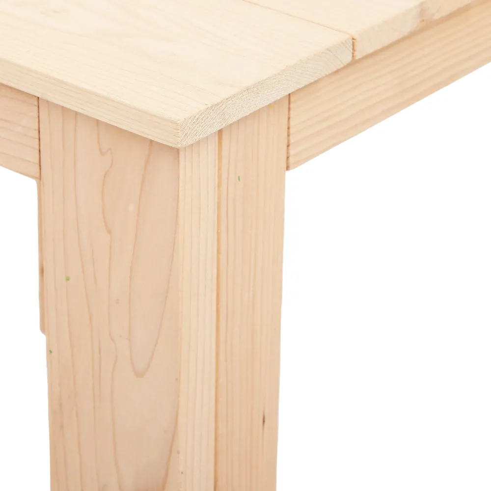 Gardeon Coffee Side Table Wooden Desk Outdoor Furniture Camping Garden Natural