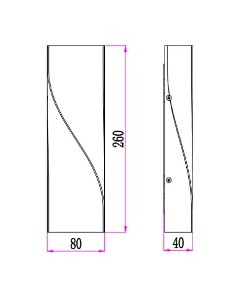 GIROTRI: Exterior LED Tri-CCT Surface Mounted Up/Down Twist Wall Lights IP65