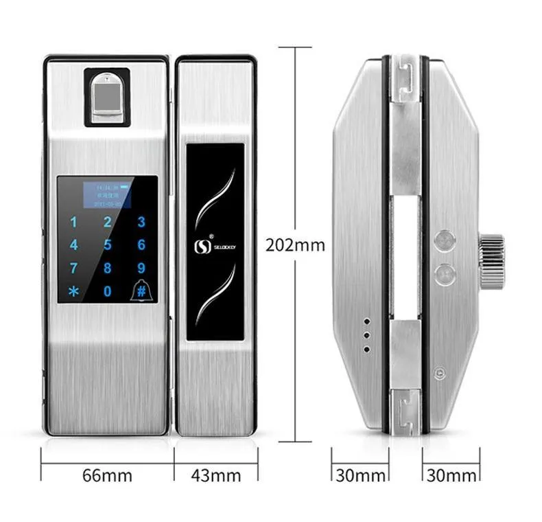 GL100 Smart Glass Door Lock