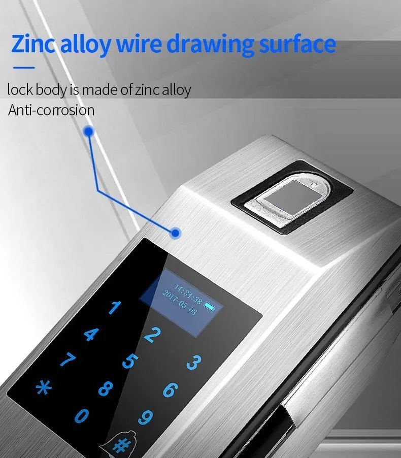 GL100 Smart Glass Door Lock