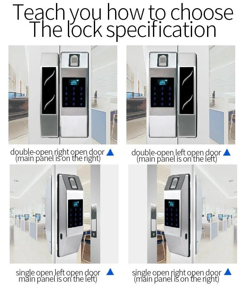 GL100 Smart Glass Door Lock