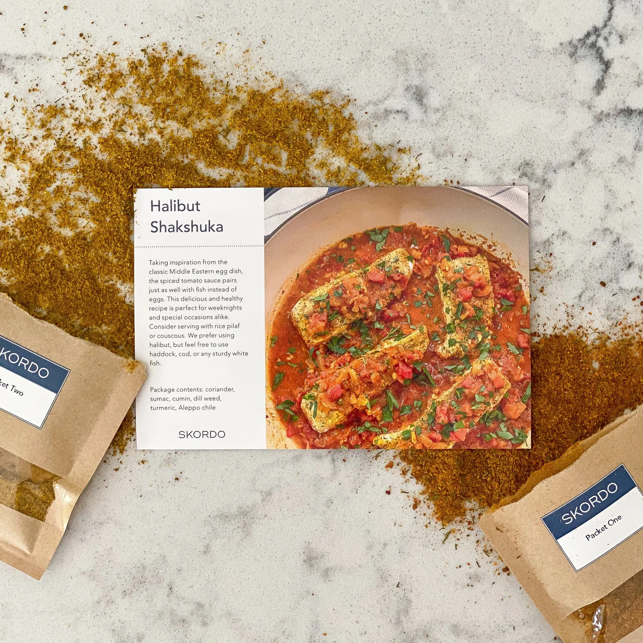 Halibut Shakshuka Recipe Kit