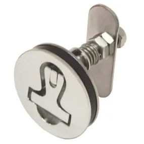 Hatch Latch - Round - Stainless Steel