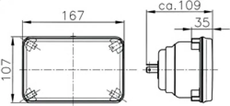 Hella Headlamp EINS FH GN MGS12 1KB