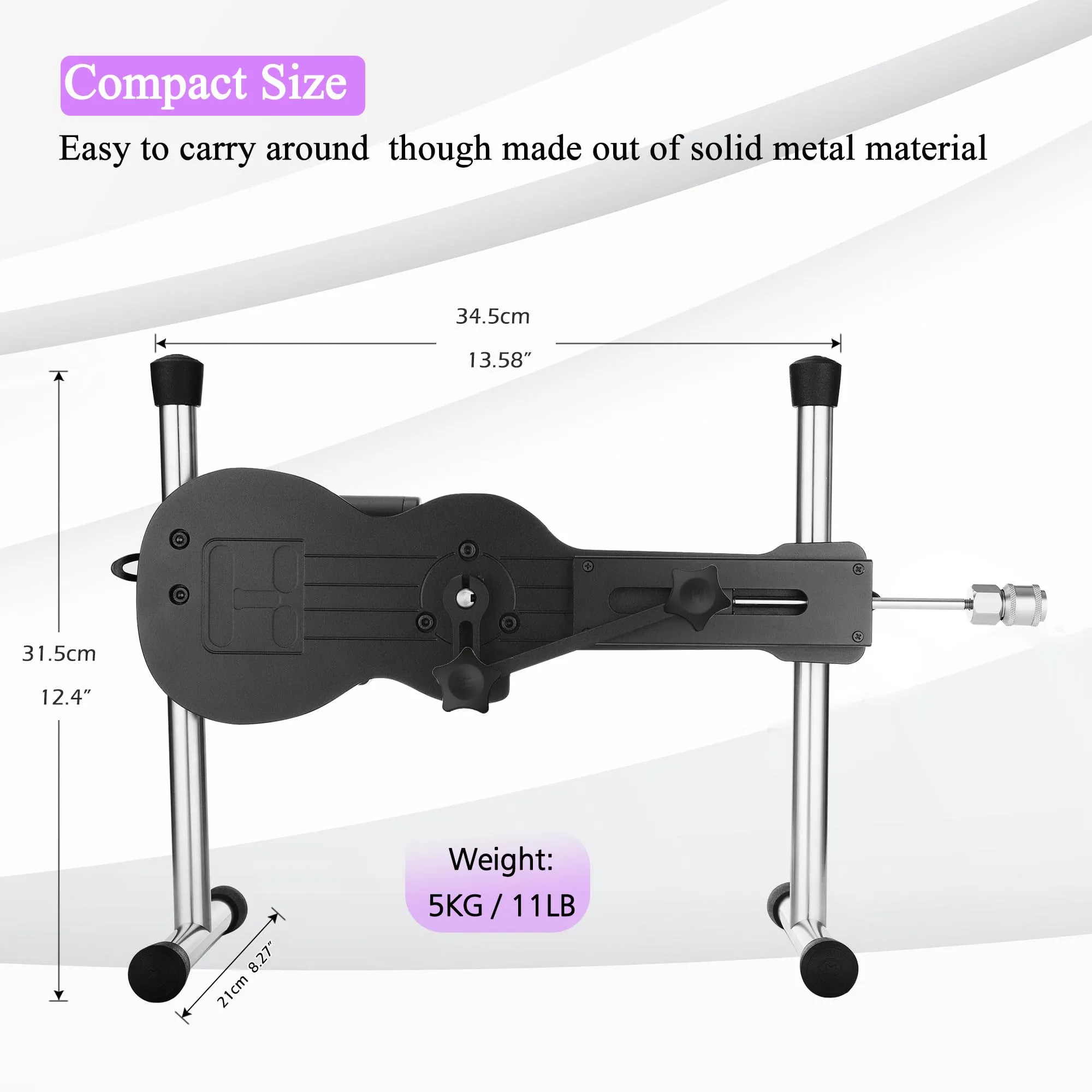 Hismith Mini Sex Machine with KlicLok System, APP Controlled Love Machine, AK-09
