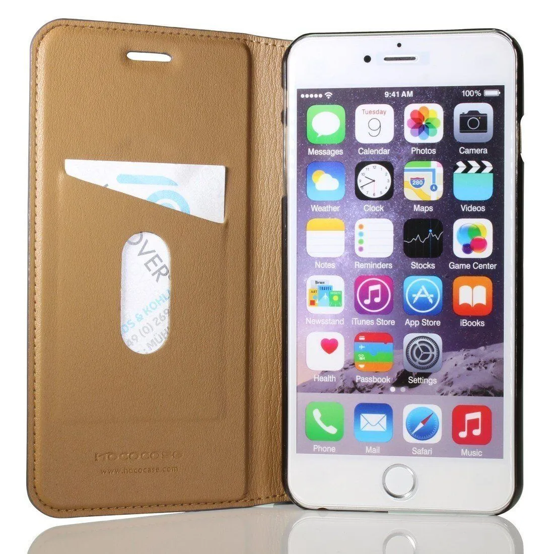 Hoco XY032 iPhone6 Plus 5.5 Inch Luxury Flip Folio Back Cover, Assorted Colors