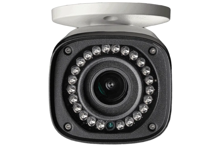 Indoor/Outdoor Security Camera with Motorized Zoom Lens