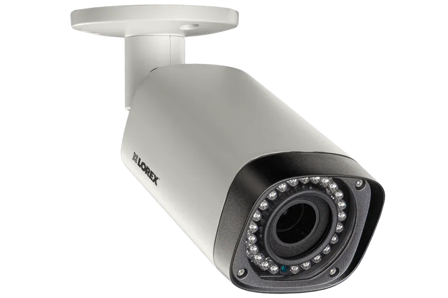 Indoor/Outdoor Security Camera with Motorized Zoom Lens