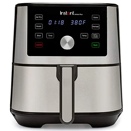 Instant Vortex Plus Air Fryer 6 in 1, Best Fries Ever, Dehydrator, 6 Qt, 1500W