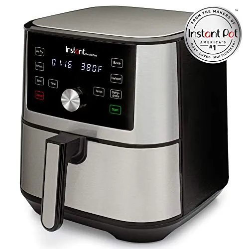 Instant Vortex Plus Air Fryer 6 in 1, Best Fries Ever, Dehydrator, 6 Qt, 1500W