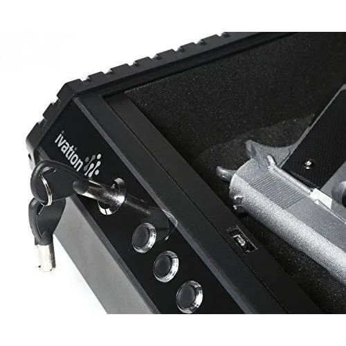 Ivation Quick Access Digital 2-Gun Safe XL