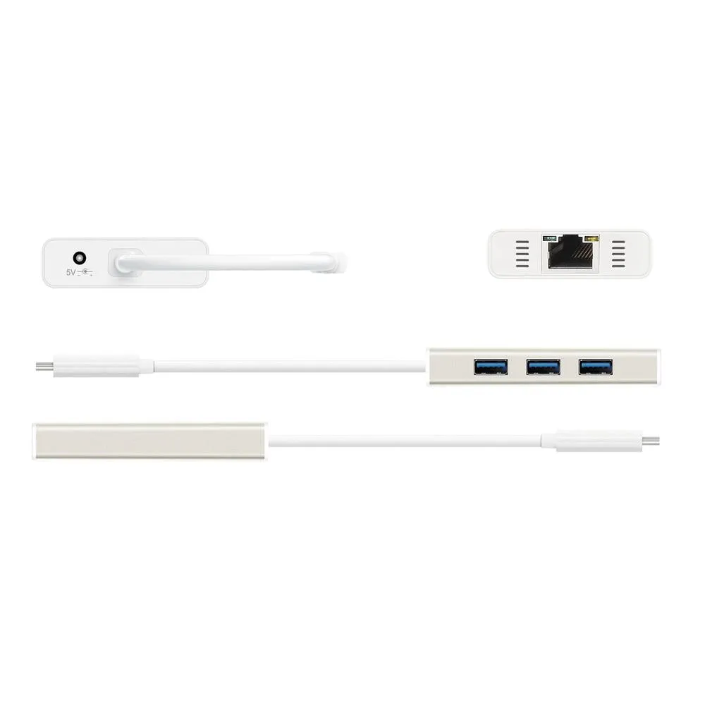 j5create JCH471 USB Type-C Gigabit Ethernet & HUB Multi Adapter