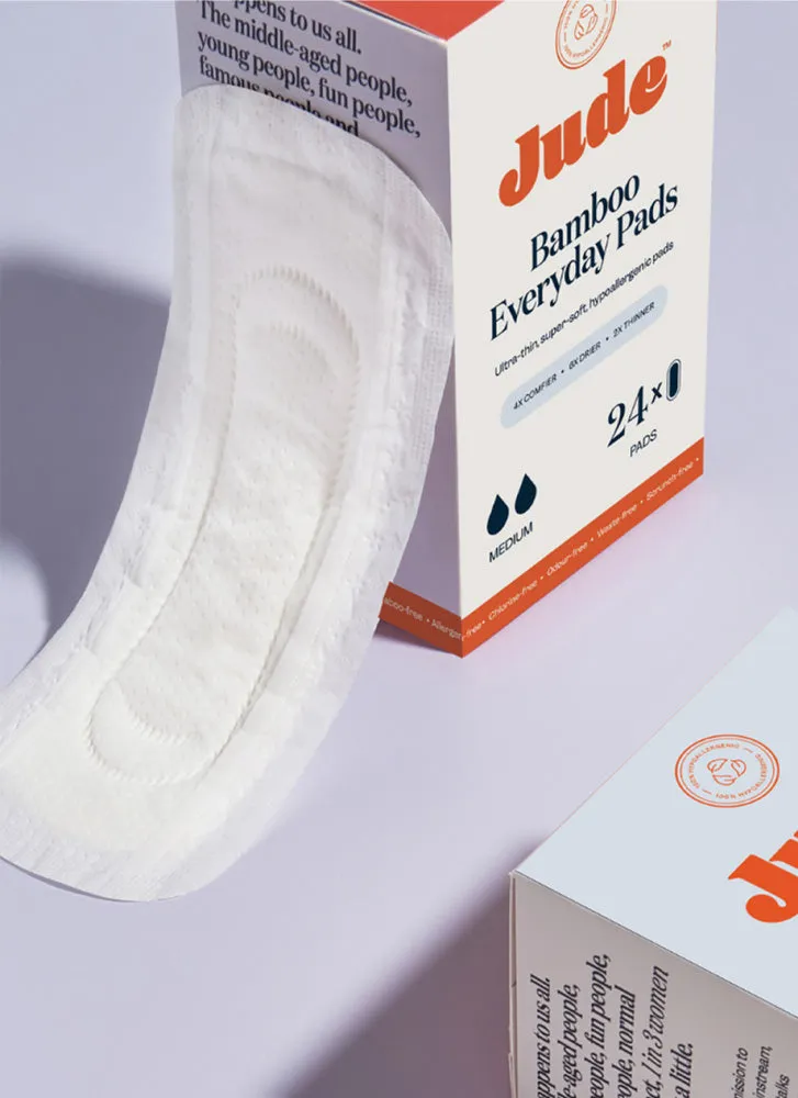 Jude Bamboo Everyday Incontinence Pads
